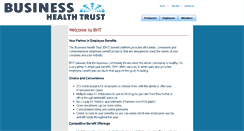 Desktop Screenshot of businesshealthtrust.com